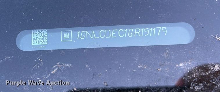 image for item DM1973 2016 Chevrolet Tahoe Police SUV