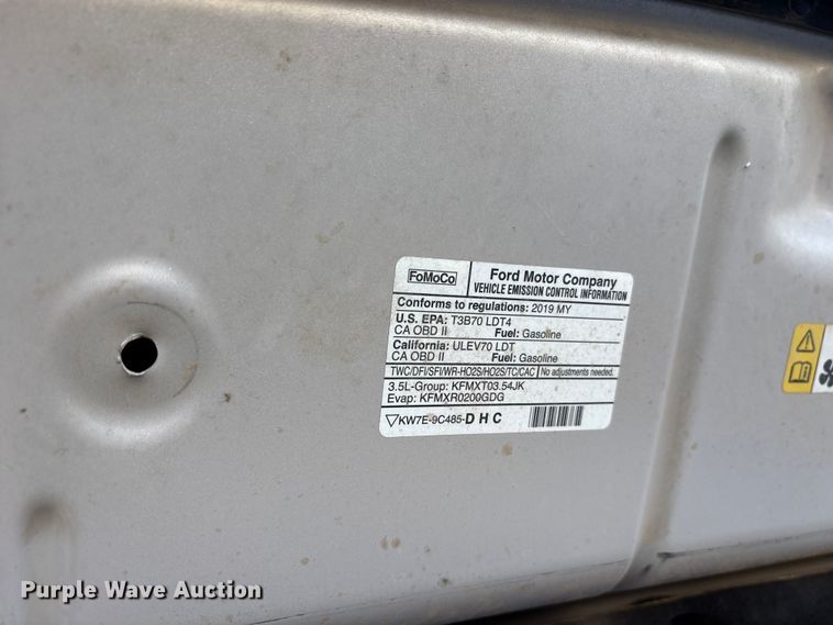 image for item DM1978 2019 Ford F150 XLT SuperCrew pickup truck