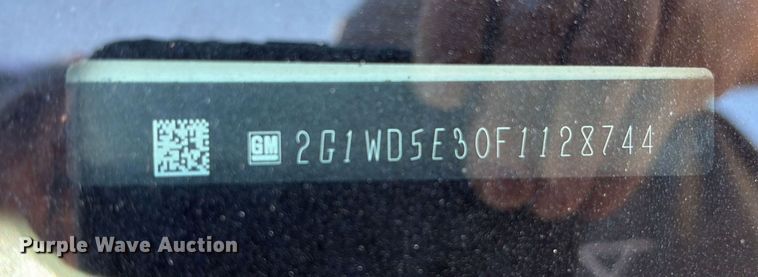 image for item DM1980 2015 Chevrolet Impala Police Cruiser 