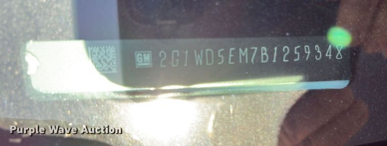 image for item DM1981 2011 Chevrolet Impala Police Cruiser 