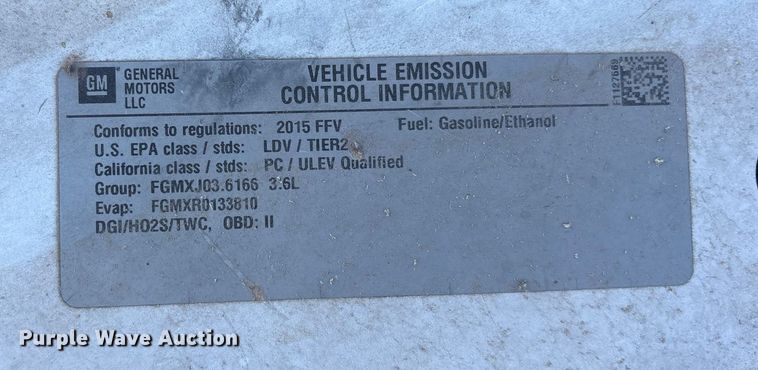 image for item DM1983 2015 Chevrolet Impala Police Cruiser 