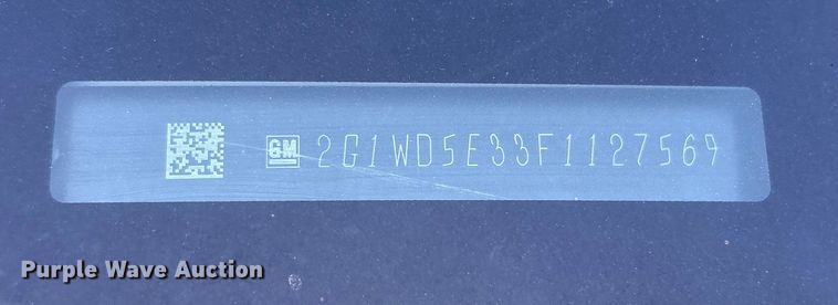 image for item DM1983 2015 Chevrolet Impala Police Cruiser 