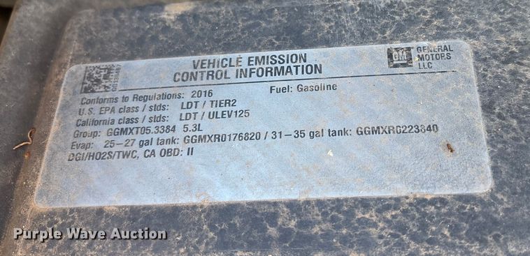 image for item DM1984 2016 Chevrolet Silverado 1500 Crew Cab pickup truck