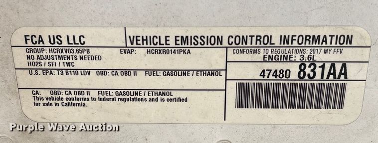 image for item DO1237 2017 Dodge Charger Police 