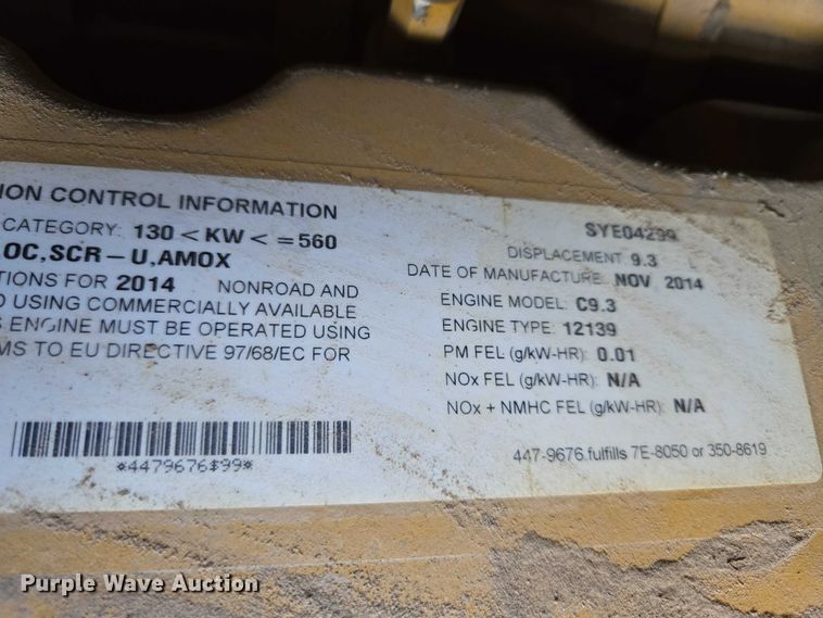 image for item DT4580 2015 Caterpillar 140M3 AWD motor grader