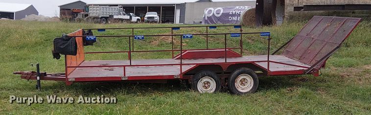 image for item DU3609 1988 Shop built utility trailer