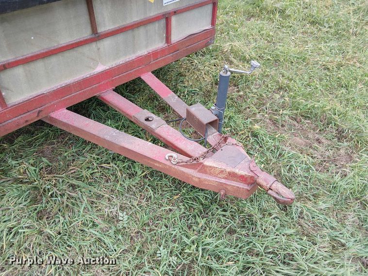 image for item DU3609 1988 Shop built utility trailer