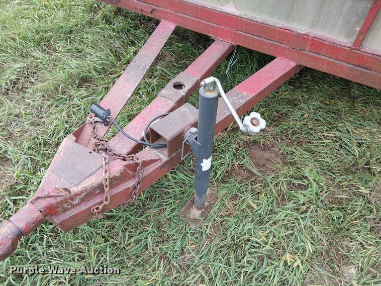 image for item DU3609 1988 Shop built utility trailer