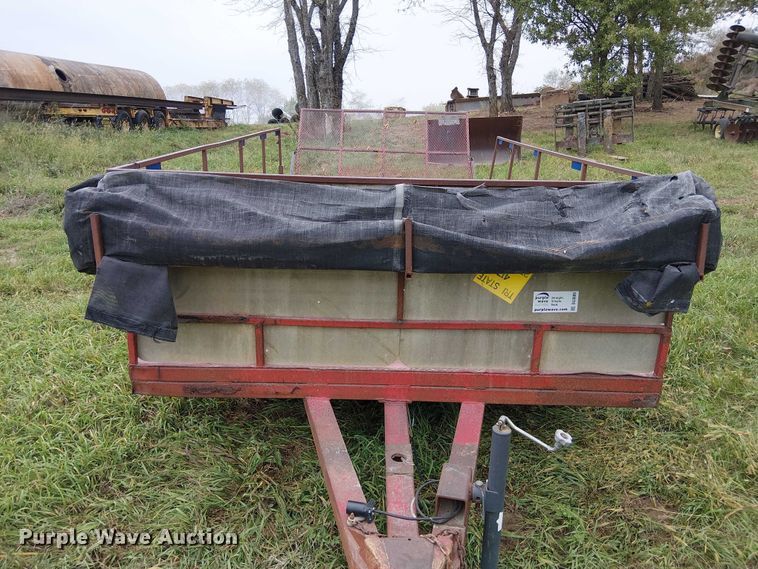 image for item DU3609 1988 Shop built utility trailer