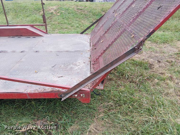 image for item DU3609 1988 Shop built utility trailer