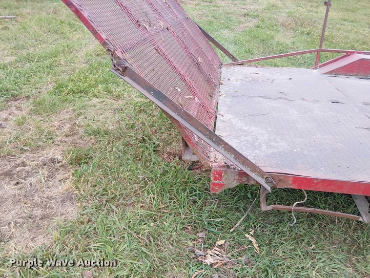 image for item DU3609 1988 Shop built utility trailer