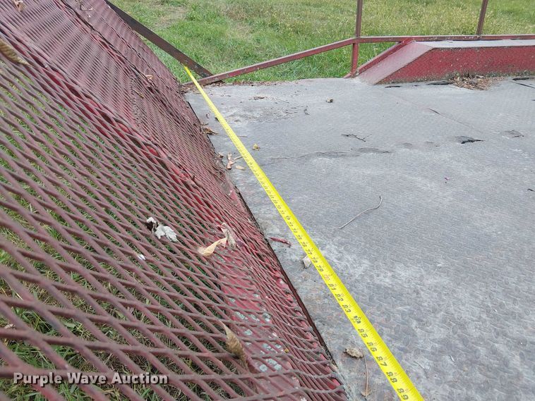 image for item DU3609 1988 Shop built utility trailer