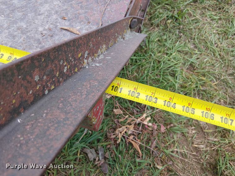 image for item DU3609 1988 Shop built utility trailer