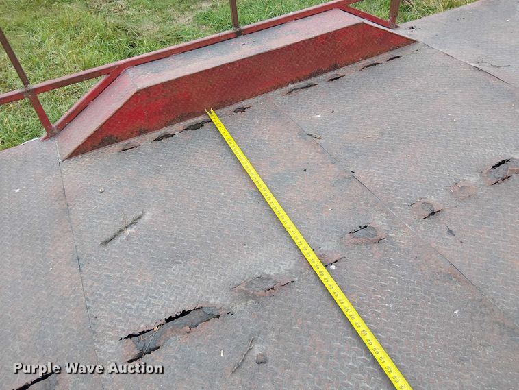 image for item DU3609 1988 Shop built utility trailer