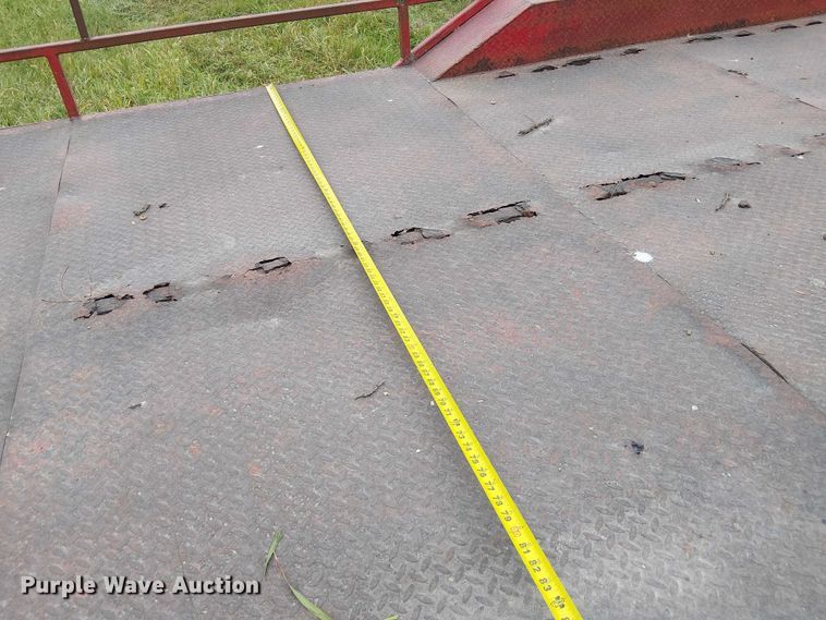 image for item DU3609 1988 Shop built utility trailer