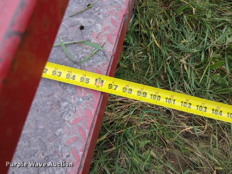 image for item DU3609 1988 Shop built utility trailer