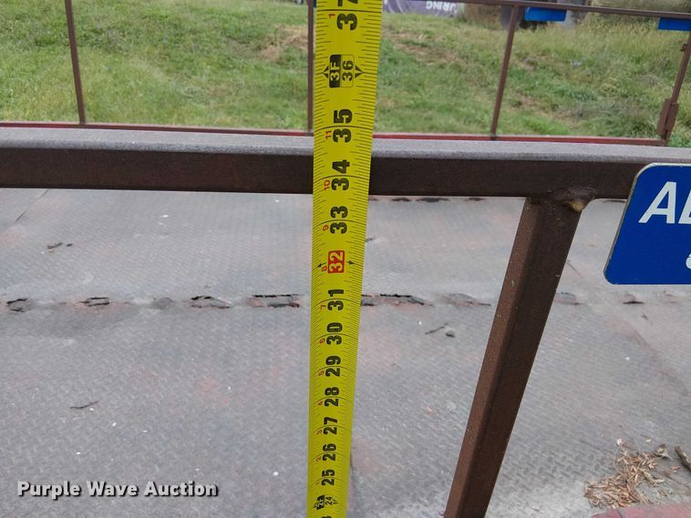 image for item DU3609 1988 Shop built utility trailer