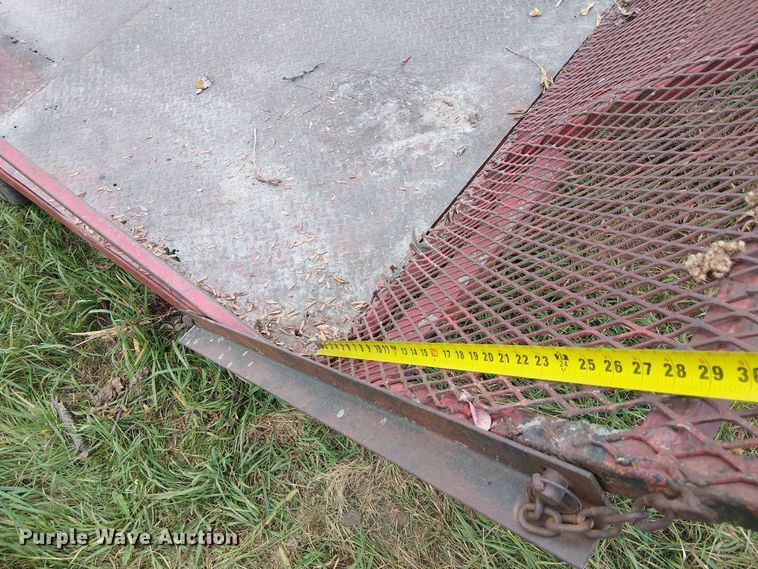 image for item DU3609 1988 Shop built utility trailer