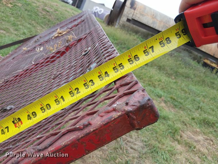 image for item DU3609 1988 Shop built utility trailer