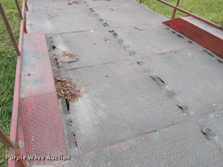 image for item DU3609 1988 Shop built utility trailer