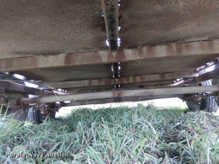 image for item DU3609 1988 Shop built utility trailer