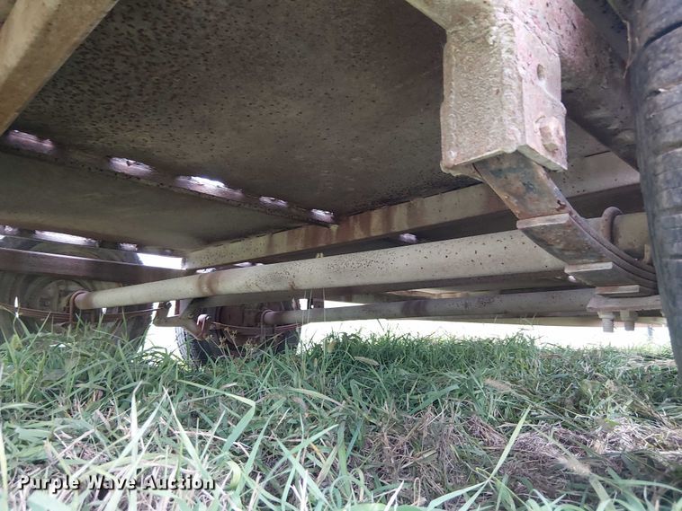 image for item DU3609 1988 Shop built utility trailer