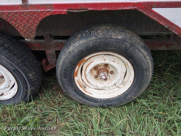 image for item DU3609 1988 Shop built utility trailer