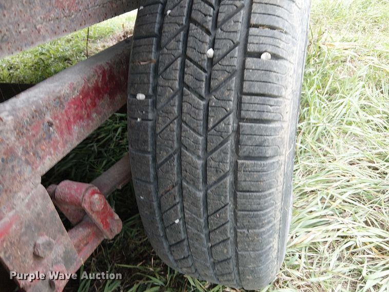 image for item DU3609 1988 Shop built utility trailer