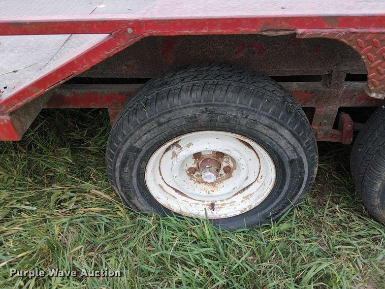 image for item DU3609 1988 Shop built utility trailer