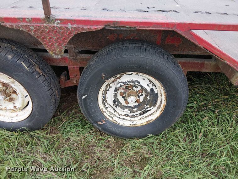 image for item DU3609 1988 Shop built utility trailer