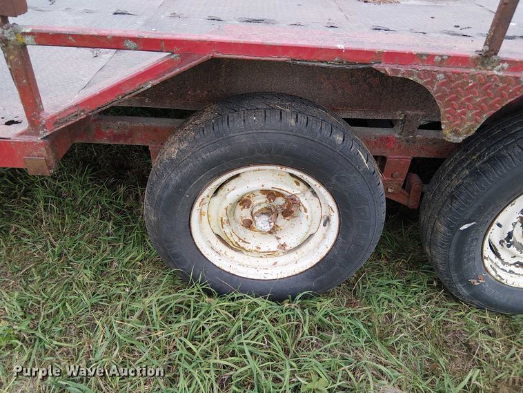 image for item DU3609 1988 Shop built utility trailer