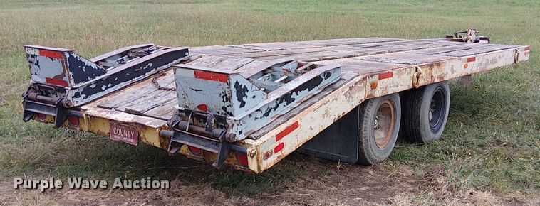 image for item DU3615 1975 General Trailer Co. equipment trailer