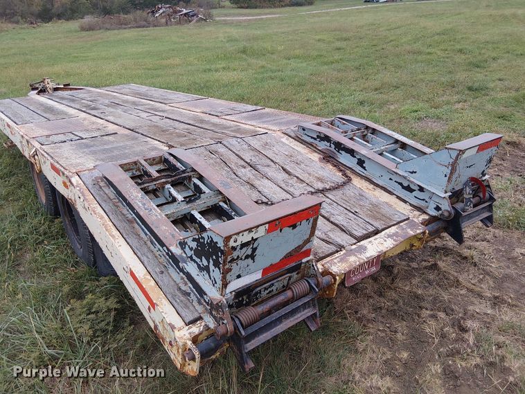 image for item DU3615 1975 General Trailer Co. equipment trailer