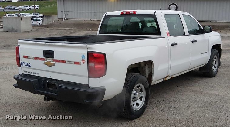 image for item DU3686 2016 Chevrolet Silverado 1500 Crew Cab pickup truck