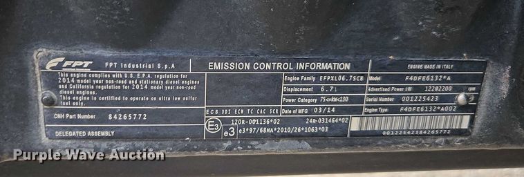 image for item DU3690 2014 Case IH Maxxum 140 MFWD tractor