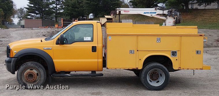 image for item DU3695 2007 Ford F450 Super Duty utility / service truck