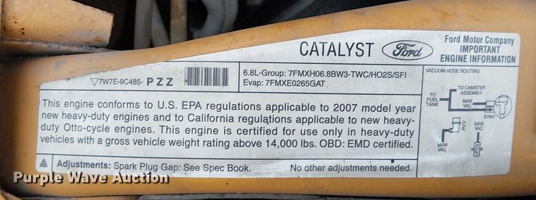 image for item DU3695 2007 Ford F450 Super Duty utility / service truck