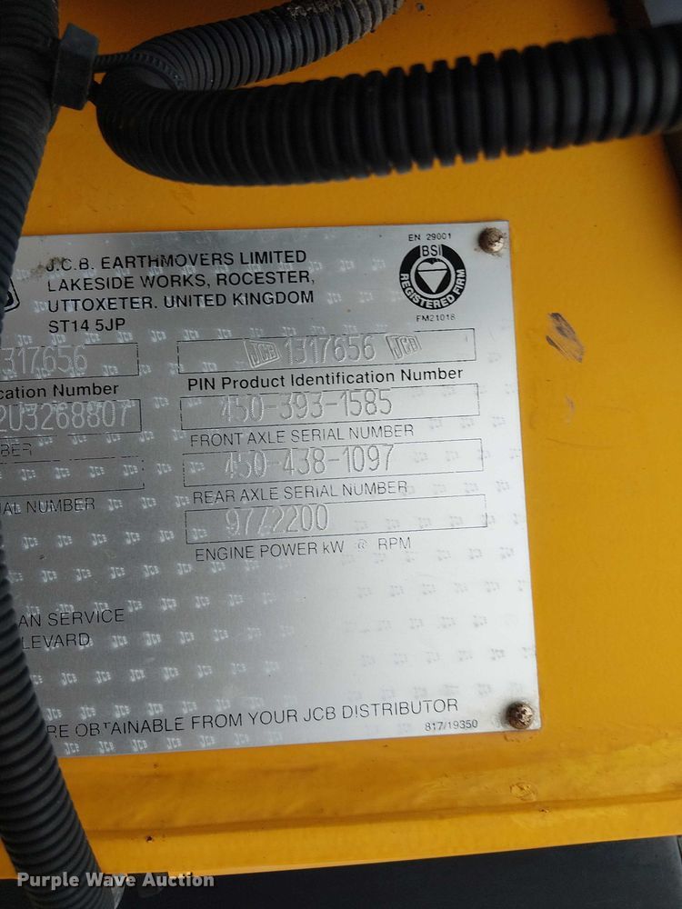 image for item DU3701 2008 JCB 416HT wheel loader