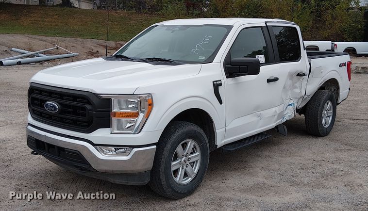 image for item DU3704 2022 Ford F150 SuperCrew pickup truck