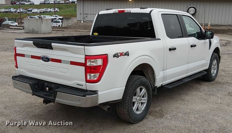 image for item DU3704 2022 Ford F150 SuperCrew pickup truck