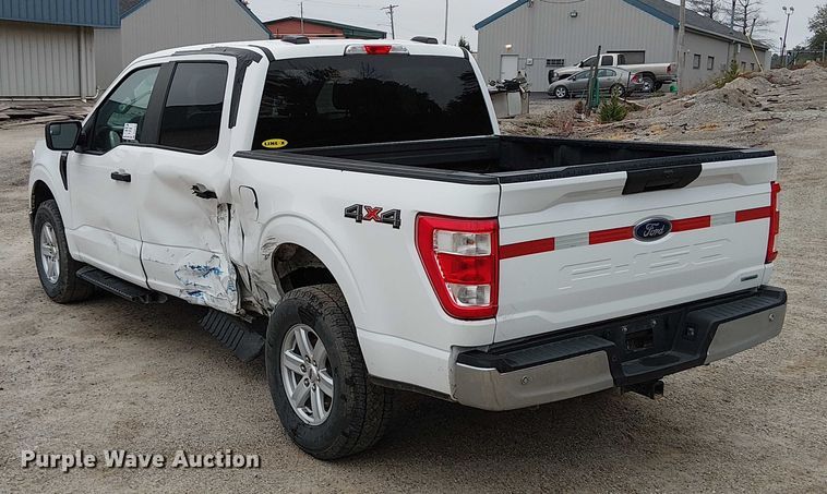 image for item DU3704 2022 Ford F150 SuperCrew pickup truck