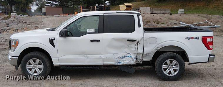 image for item DU3704 2022 Ford F150 SuperCrew pickup truck