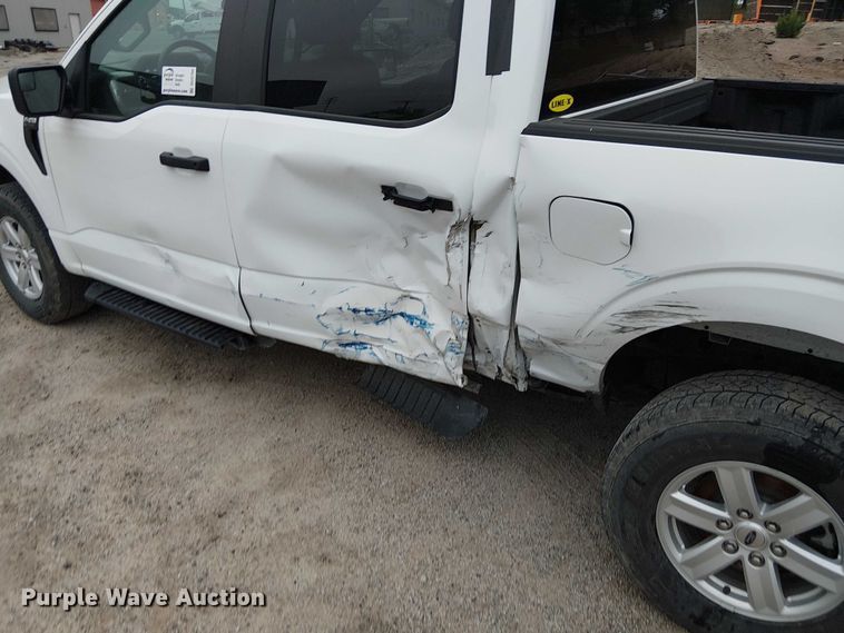 image for item DU3704 2022 Ford F150 SuperCrew pickup truck