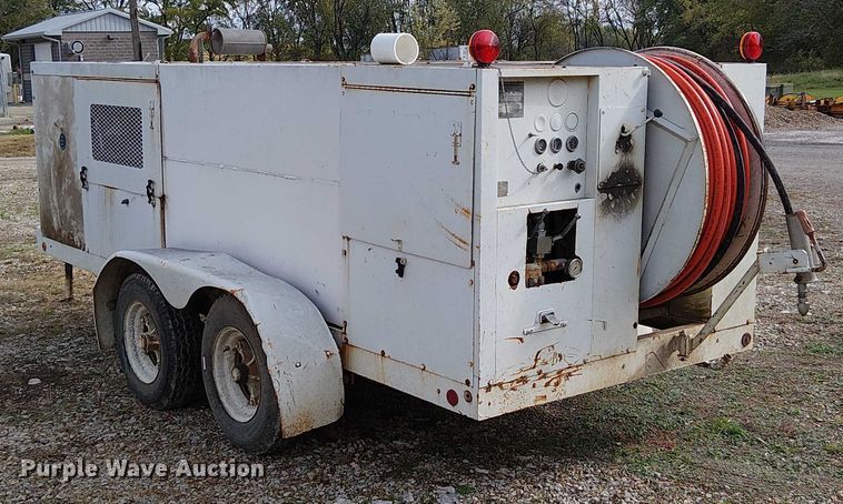 image for item DU3723 Meyers RJ-0635 sewer jetter trailer