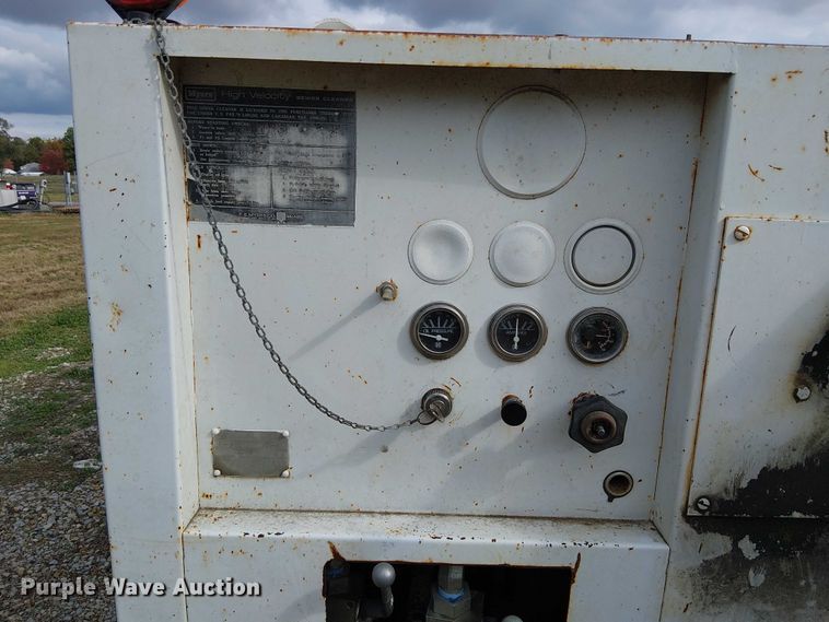 image for item DU3723 Meyers RJ-0635 sewer jetter trailer