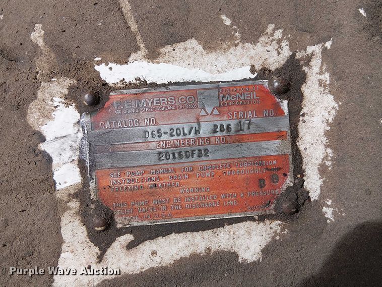 image for item DU3723 Meyers RJ-0635 sewer jetter trailer