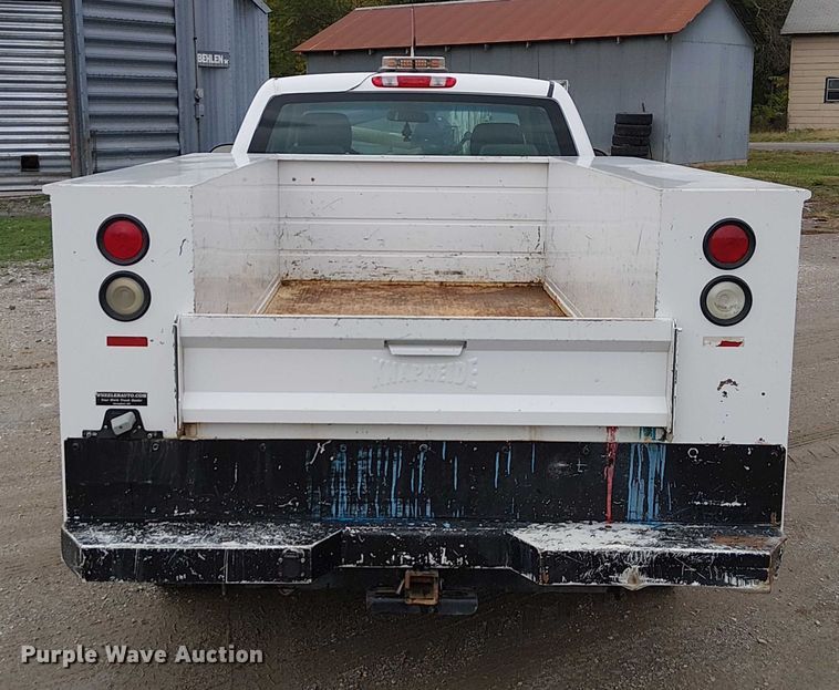 image for item DU3724 2009 Chevrolet 2500HD Ext. Cab utility bed pickup truck