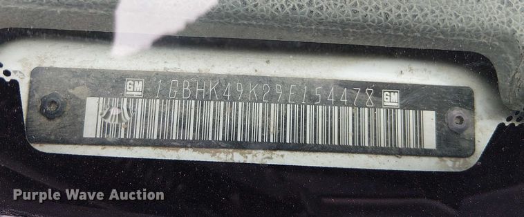 image for item DU3724 2009 Chevrolet 2500HD Ext. Cab utility bed pickup truck