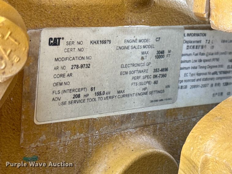 image for item DW6666 2009 Caterpillar 140M motor grader