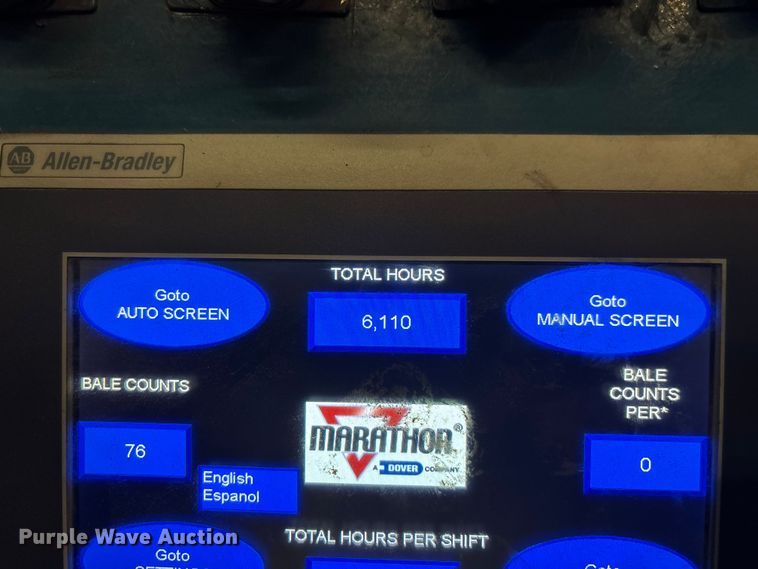 image for item DW7257 2016 Marathon SE-504842-830 carboard baler